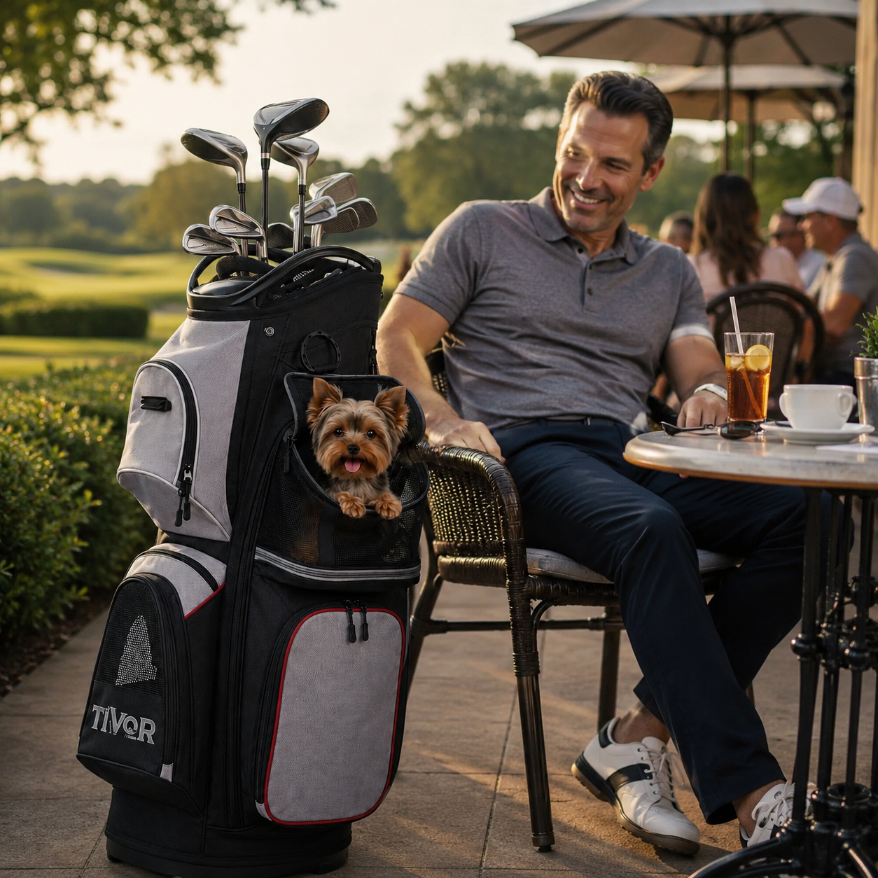 TIVOR Pet-Friendly Golf Bag with Smart Storage