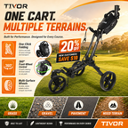3-Wheel Golf Push Cart