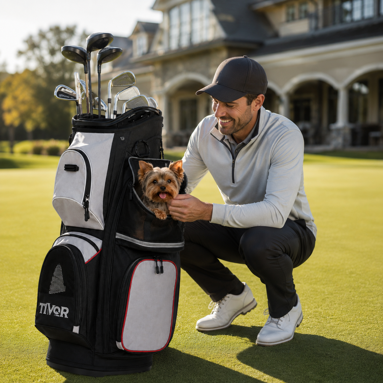 TIVOR Pet-Friendly Golf Bag with Smart Storage