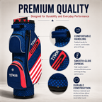 14-Way T-Lock Golf Cart Bag