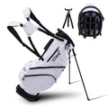 Golf Stand Bag - 14-Way Full-Length Dividers,Golf Bag with 8 Spacious Pockets - Lightweight Golf Bag for Men and Women with 3D Hip Pad, Stable Legs & Phone Holder
