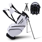 Golf Stand Bag - 14-Way Full-Length Dividers,Golf Bag with 8 Spacious Pockets - Lightweight Golf Bag for Men and Women with 3D Hip Pad, Stable Legs & Phone Holder