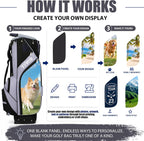 Personalized Golf Stand Bag for Men Lightweight 5-Way Full-Length Divider