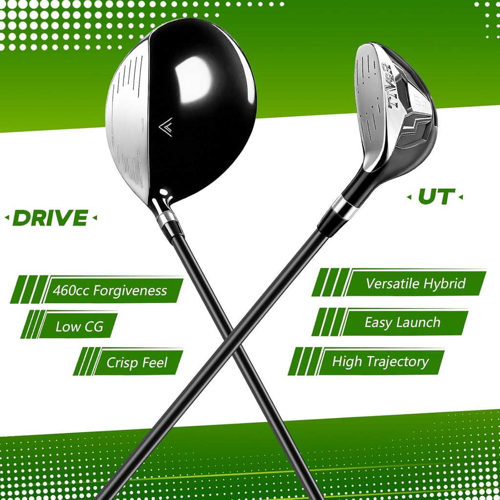 7-Piece Complete Golf Set（gray）