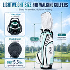 Golf Stand Bag for Men, 7-Way Lightweight Design for Walking Golfers