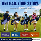 Personalized Golf Stand Bag for Men Lightweight 5-Way Full-Length Divider