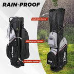 TIVOR 2026 Golf Cart Bag - 14-Way Full-Length Dividers, 9 Pockets, Easy-Access Handle & Ergonomic Straps | Perfect for Cart & Walking, Includes Rain Cover
