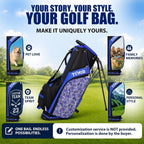 Personalized Golf Stand Bag for Men Lightweight 5-Way Full-Length Divider