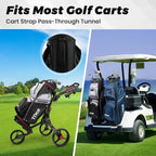 TIVOR 2026 Golf Cart Bag - 14-Way Full-Length Dividers, 9 Pockets, Easy-Access Handle & Ergonomic Straps | Perfect for Cart & Walking, Includes Rain Cover