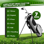 7-Piece Complete Golf Set（gray）