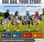 Personalized Golf Stand Bag for Men Lightweight 5-Way Full-Length Divider