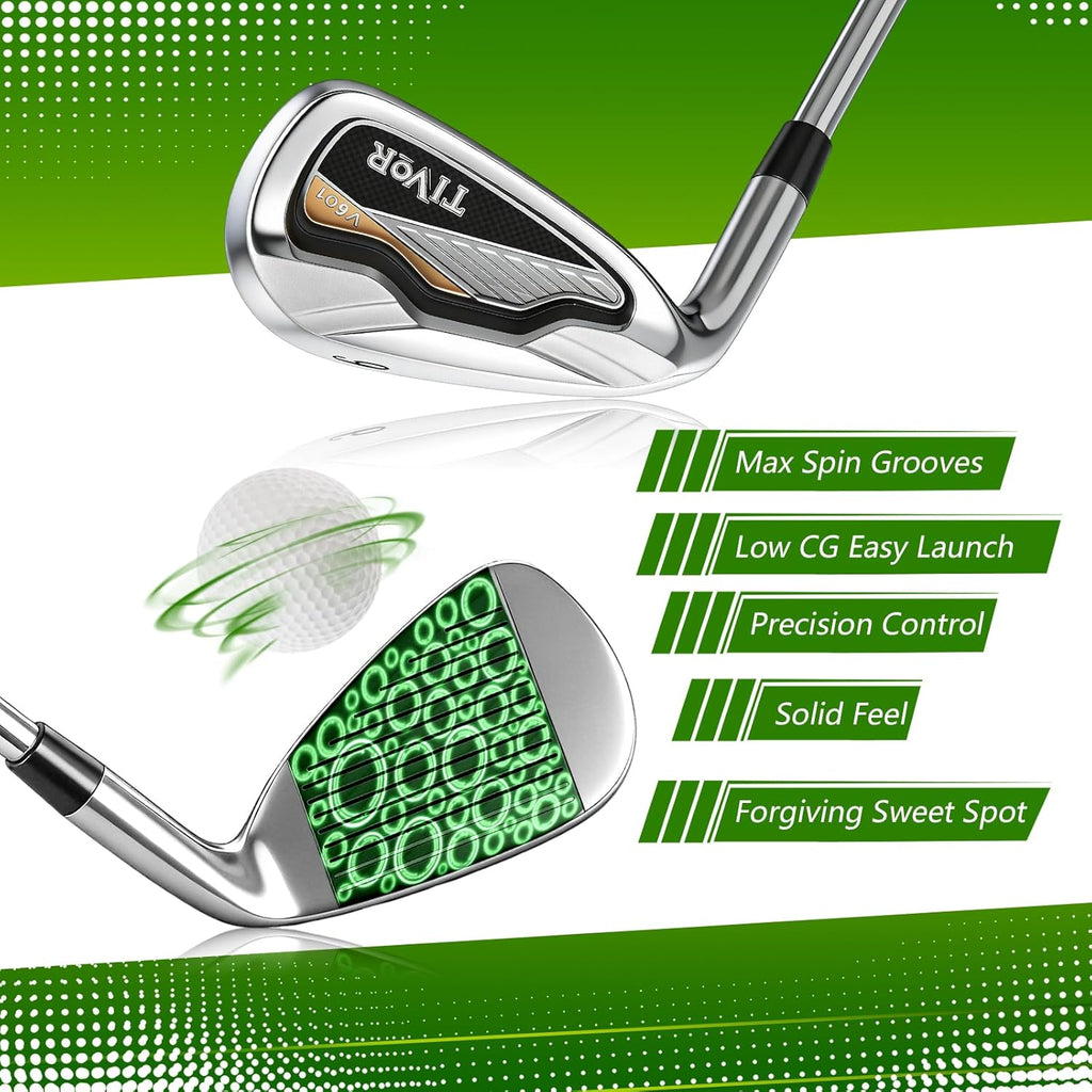 7-Piece Complete Golf Set（gray）