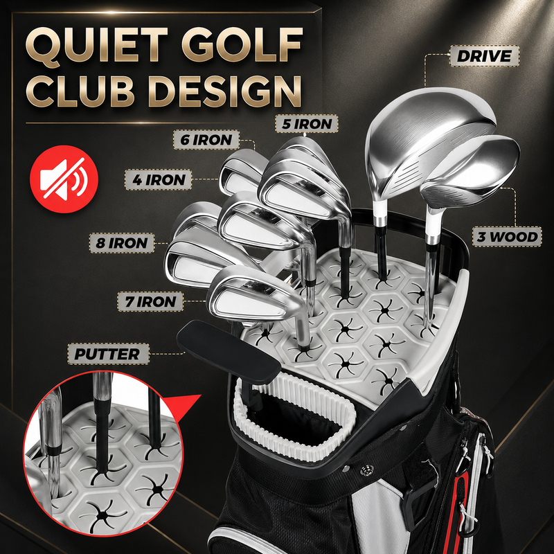 ——02  Exclusive Groove Fits For Hybrids And Longer Clubs