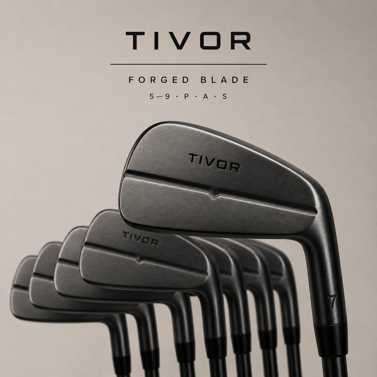 TIVOR golf iron set 5-9、P、A、S